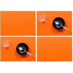 Wicotex Placemat Plain - Luxe - Oranje - 43 X 30 Cm -Het originele servies. 0f5e8edafd7c40d683d4f9e2a8130300