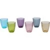 6x Stuks Gekleurde Waterglazen/drinkglazen Cosy Moments 310 Ml -Het originele servies. 1000005279