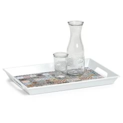 Zeller Dienblad - Met Mozaiekprint - Melamine - 50 X 35 Cm -Het originele servies. 1000010895 0101