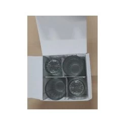 Bormioli Longdrinkglazen - 4 Stuks - Met Relief - 490 Ml -Het originele servies. 1000010942 0101