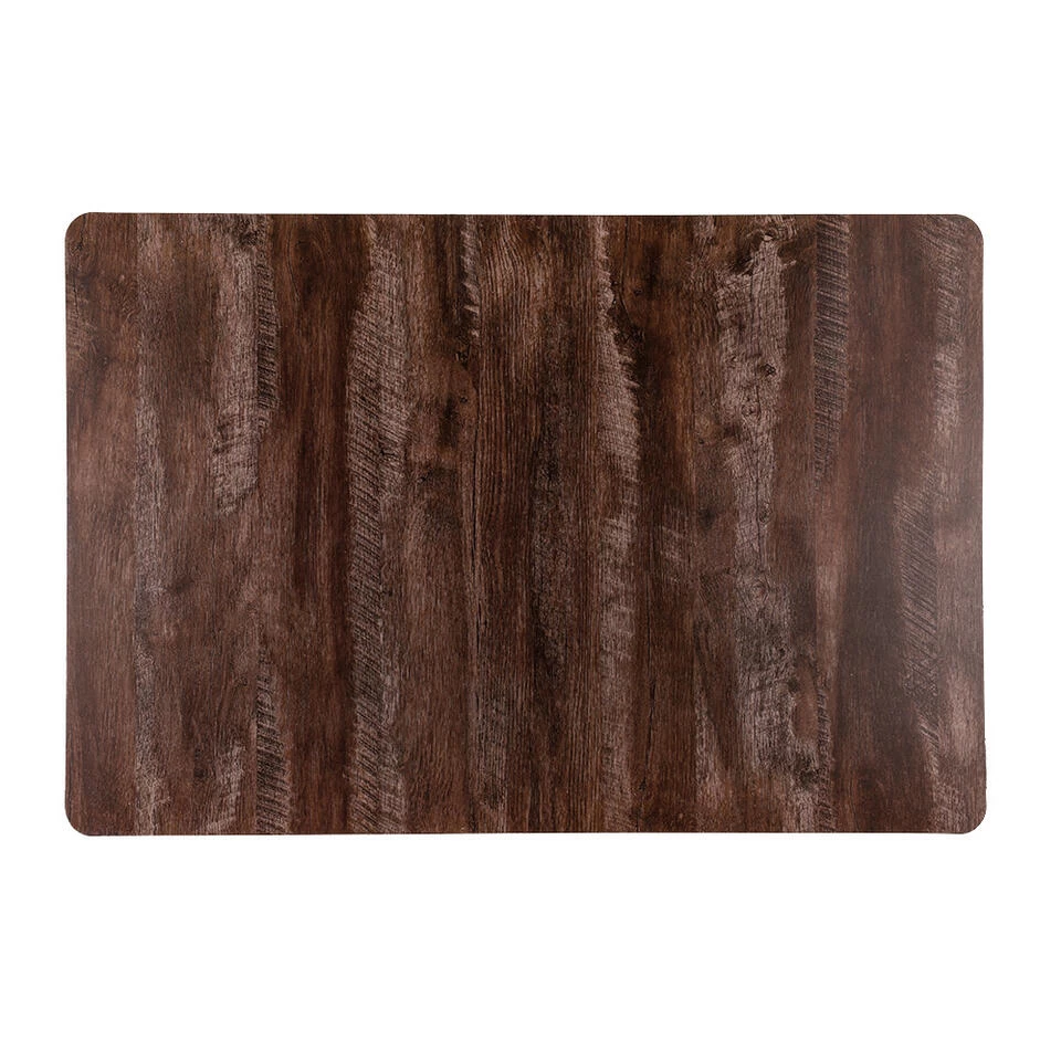 Merkloos Bellatio Design Placemats - 4 Stuks - Hout Patroon - 43 X 28 Cm 4 Merkloos Bellatio Design Placemats - 4 Stuks - Hout Patroon - 43 X 28 Cm - Afbeelding 2