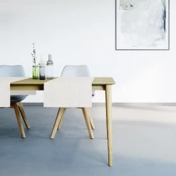 Mistral Home - Tafelloper Glitter Effect - 45x145 Cm - Ecru 6 Mistral Home - Tafelloper Glitter Effect - 45x145 Cm - Ecru -Het originele servies. 1000010991 0101