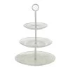 Merkloos Etagere - 3 Laags - Glas - 35 Cm -Het originele servies. 1000012599