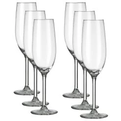 Royal Leerdam Champagneglazen Esprit - 6 Stuks - Glas - 210 Ml