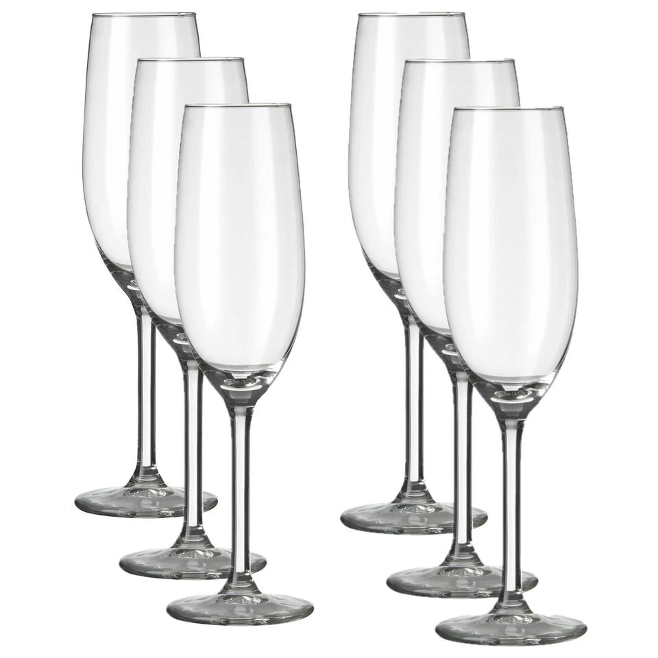 Royal Leerdam Champagneglazen Esprit - 6 Stuks - Glas - 210 Ml 3 Royal Leerdam Champagneglazen Esprit - 6 Stuks - Glas - 210 Ml