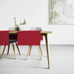 Mistral Home - Tafelloper Waterafstotend - 45x145 Cm - Rood -Het originele servies. 1000012715 0110