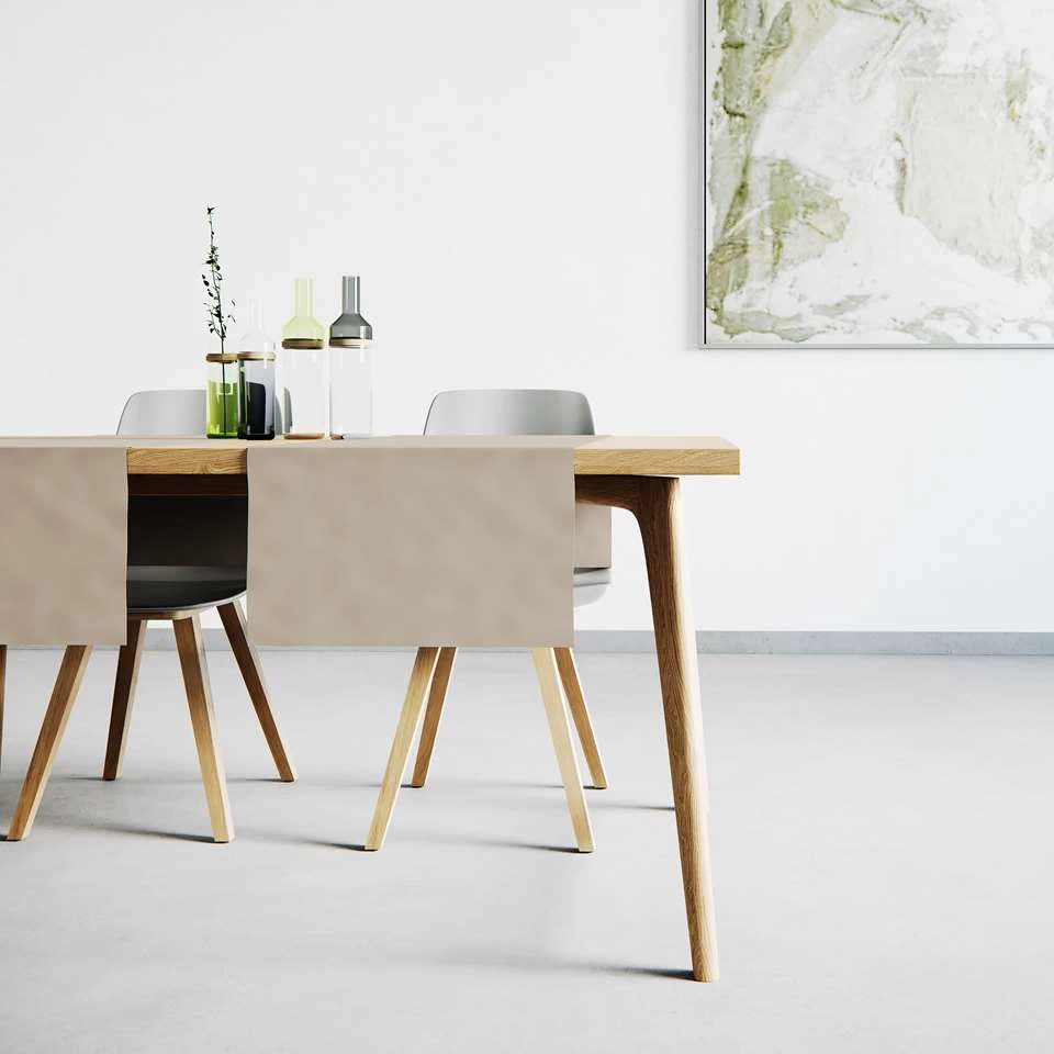 Mistral Home - Tafelloper Waterafstotend - 45x145 Cm - Beige 4 Mistral Home - Tafelloper Waterafstotend - 45x145 Cm - Beige - Afbeelding 2