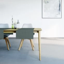 Mistral Home - Tafelloper Waterafstotend - 45x145 Cm - Donkergroen 5 Mistral Home - Tafelloper Waterafstotend - 45x145 Cm - Donkergroen -Het originele servies. 1000012719 0101