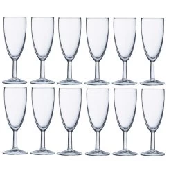 Arcoroc Champagneglazen - 12 Stuks - Glas - 150 Ml