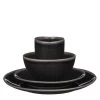 Mica Decorations Tabo Serviesset 4 Persoons Keramiek Zwart -Het originele servies. 1000019290