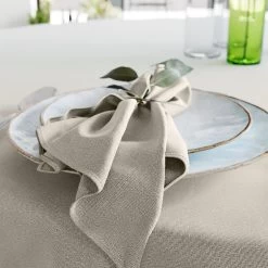 Mistral Home - Set Van 4 Servetten - 43x43 Cm - Beige -Het originele servies. 1000020776 0101