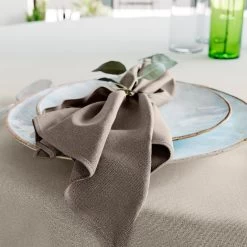 Mistral Home - Set Van 4 Servetten - 43x43 Cm - Bruin -Het originele servies. 1000020779 0101