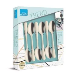 Amefa Austin Vintage 6 Koffielepels -Het originele servies. 1000020865 0102