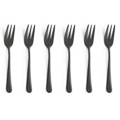 Amefa Austin Black 6 Gebaksvorkjes