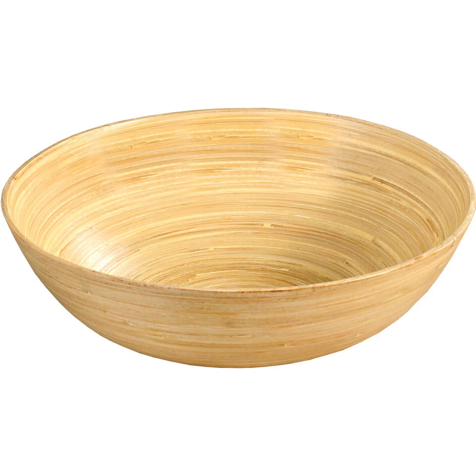 Merkloos Kesper Fruitschaal - Bamboe Hout - 30 X 9 Cm 3 Merkloos Kesper Fruitschaal - Bamboe Hout - 30 X 9 Cm