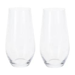 Merkloos Drinkglazen - 4 Stuks - Kristalglas - 580 Ml
