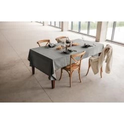 Giftbox-Tafellinnen-Dine In Style-extra Lang Tafelkleed-Donkergrijs 8 Giftbox-Tafellinnen-Dine In Style-extra Lang Tafelkleed-Donkergrijs -Het originele servies. 1000021776 0102