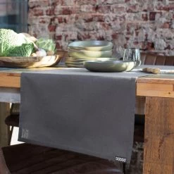 DDDDD Tafelloper Kit - 45x150 Cm - 2 Stuks - Antraciet 5 DDDDD Tafelloper Kit - 45x150 Cm - 2 Stuks - Antraciet -Het originele servies. 1000027936 0101