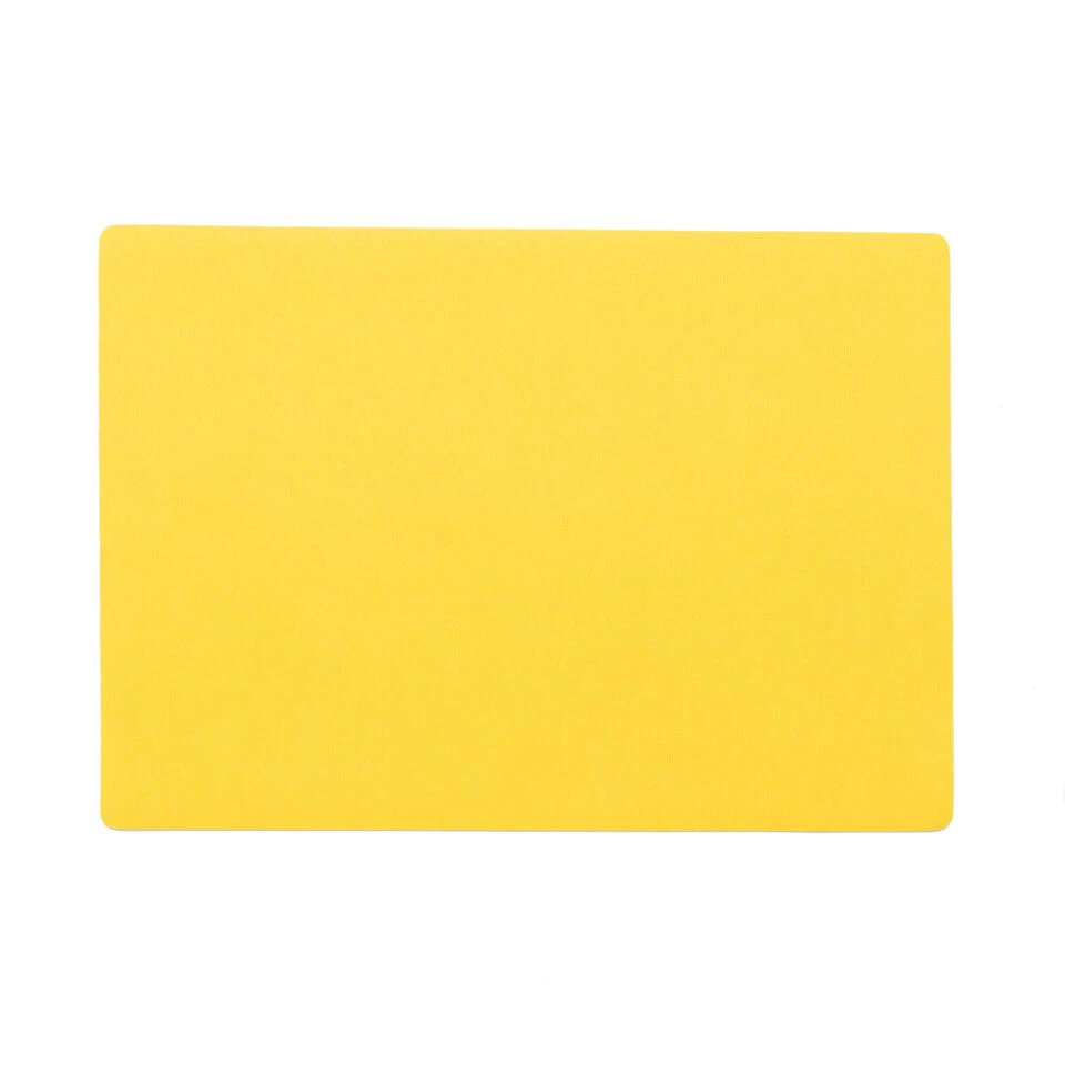 Wicotex Placemat Plain - Luxe - Geel - 43 X 30 Cm 3 Wicotex Placemat Plain - Luxe - Geel - 43 X 30 Cm