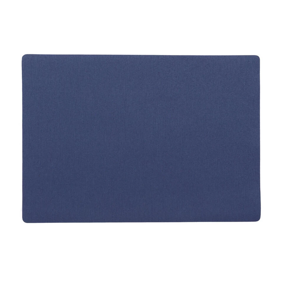 Wicotex Placemat Plain - Luxe - Donkerblauw - 43 X 30 Cm 3 Wicotex Placemat Plain - Luxe - Donkerblauw - 43 X 30 Cm