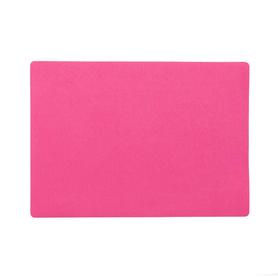 Wicotex Placemat Plain - Luxe - Fuchsia - 43 X 30 Cm 3 Wicotex Placemat Plain - Luxe - Fuchsia - 43 X 30 Cm
