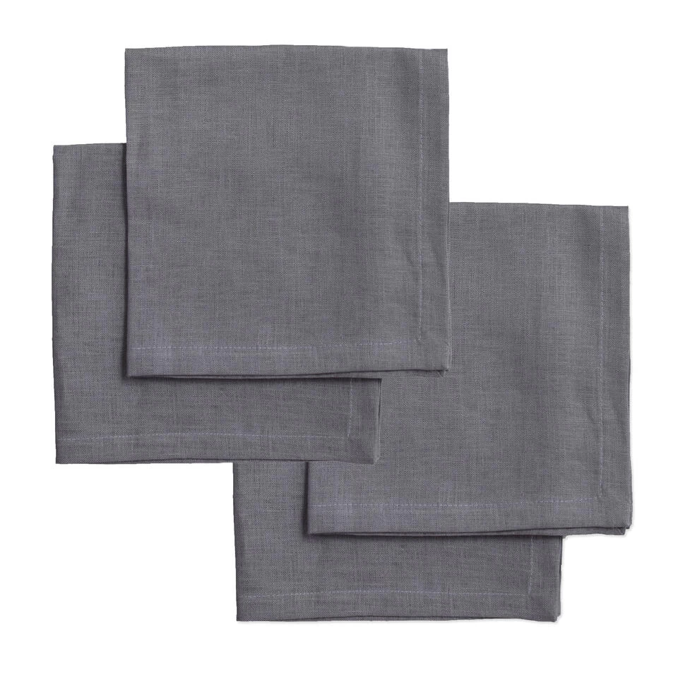 DDDDD Servetten Cabin - 40x40cm - Grijs - 4 Stuks 3 DDDDD Servetten Cabin - 40x40cm - Grijs - 4 Stuks