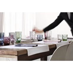 Bormioli Rocco Diamond Waterglas - 39 Cl - Blauw - Set-6 7 Bormioli Rocco Diamond Waterglas - 39 Cl - Blauw - Set-6 -Het originele servies. 1000031482 0101