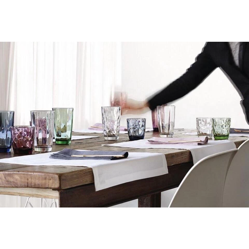 Bormioli Rocco Diamond Waterglas - 39 Cl - Blauw - Set-6 4 Bormioli Rocco Diamond Waterglas - 39 Cl - Blauw - Set-6 - Afbeelding 2