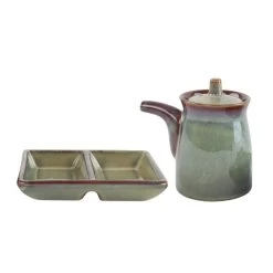 Orange85 Sushi Servies Set Met Sojasaus Kan En Schaaltje Groen