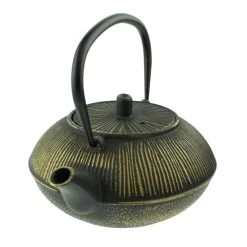 Orange85 Gietijzeren Theepot Aziatisch 0.8l Bol Zwart Met Goud 8 Orange85 Gietijzeren Theepot Aziatisch 0.8l Bol Zwart Met Goud -Het originele servies. 1000033125 0110