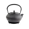 Orange85 Theepot Met Onderzetter Tetsubin Japans Theebus Zwart 1.5L Gietijzer -Het originele servies. 1000033126