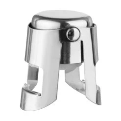 Orange85 Champagnestop Roestvrij Staal 3,9 X 3,7 X 5,5 Cm Zilver Champagnedop
