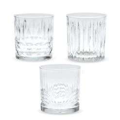 Orange85 Waterglazen 33 Cl Set Van 3 Chique Drinkglazen Transparant