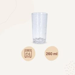 Orange85 Waterglazen 260 Ml 4 Stuks Drinkglazen Vaatwasserbestendig -Het originele servies. 1000033144 0111