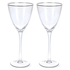 Orange85 Wijnglazen Witte Wijn Luxe 2 Stuks 90 X 225 Mm Transparant
