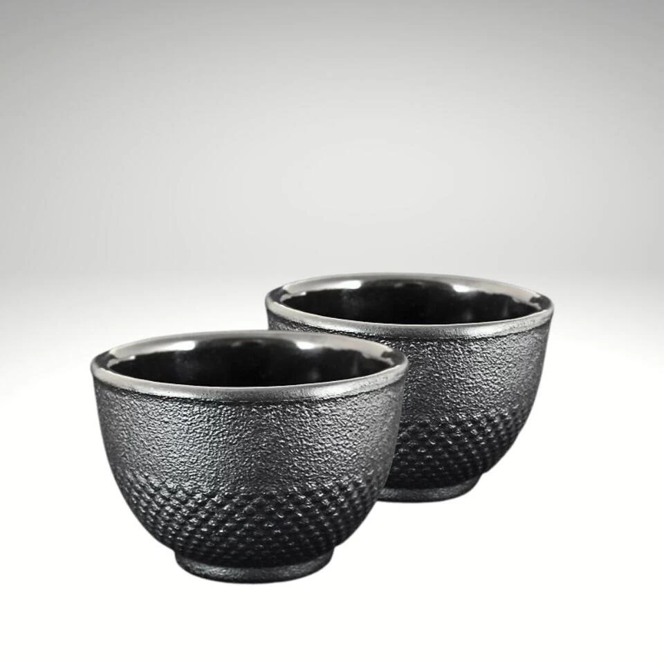 Orange85 Theekopjes Gietijzer Theekop 100 Ml Set Van 2 Zwart 5 Orange85 Theekopjes Gietijzer Theekop 100 Ml Set Van 2 Zwart - Afbeelding 3