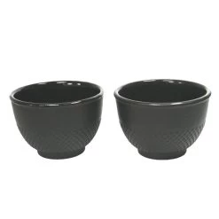 Orange85 Theekopjes Gietijzer Theekop 100 Ml Set Van 2 Zwart