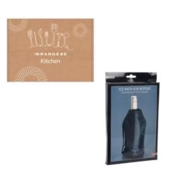 Orange85 Koelelement Fles Wijn En Drank Zwart -Het originele servies. 1000033231 0110