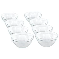 Gerim Saladeschaal Pompei - Glas - 2.5 Liter - 23 Cm -Het originele servies. 1000034351 0102