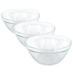 Gerim Saladeschaal Pompei - Glas - 2.5 Liter - 23 Cm -Het originele servies. 1000034351 0103