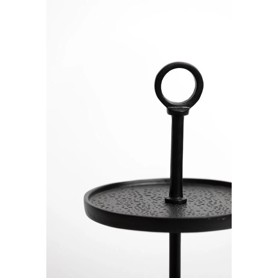 Etagère Lutek - Zwart - 2 Laags 5 Etagère Lutek - Zwart - 2 Laags - Afbeelding 3