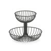 Zeller Fruitschaal - Metaal - 2-laags - Zwart - 32 Cm 1 Zeller Fruitschaal - Metaal - 2-laags - Zwart - 32 Cm -Het originele servies. 1000037726