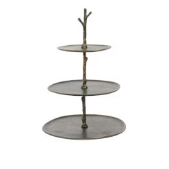 Etagère Tresa - Antiek Brons - 3 Laags -Het originele servies. 1000038320 0110