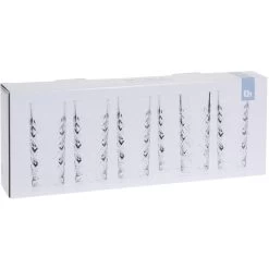 Excellent Houseware Longdrinkglazen - 6 Stuks - Glas - Relief - 250 Ml -Het originele servies. 1000039436 0101