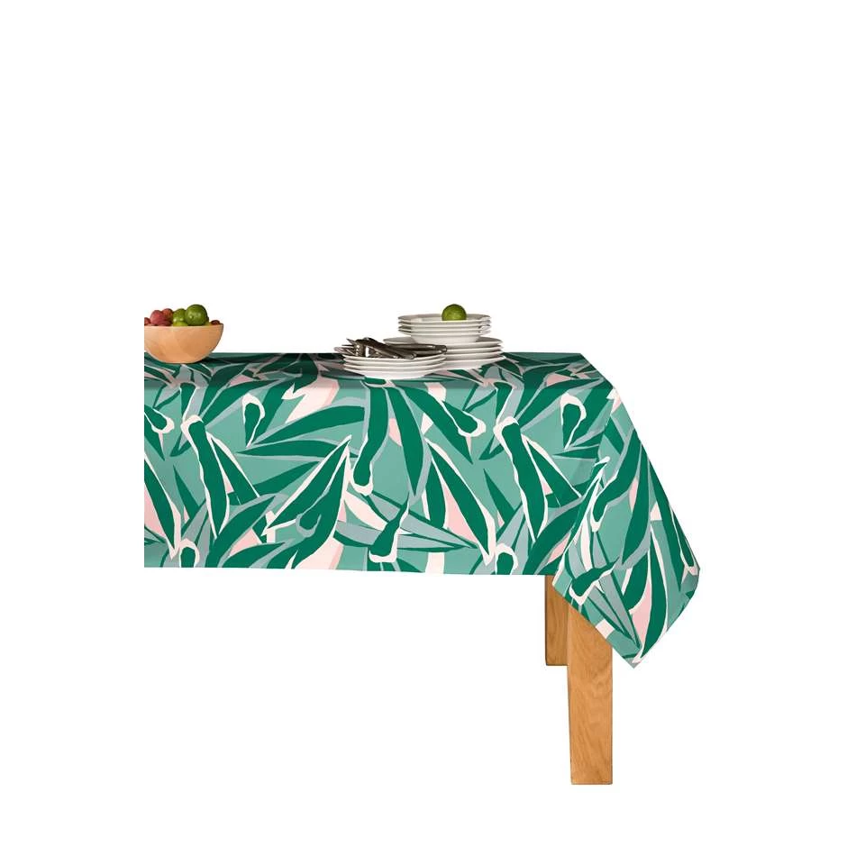 Mistral Home Tafelzeil-140x240 Cm-Tafellaken PEVA-Afwasbaar-Gebloemd Groen Wit 3 Mistral Home Tafelzeil-140x240 Cm-Tafellaken PEVA-Afwasbaar-Gebloemd Groen Wit