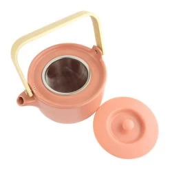 Orange85 Theepot Terracotta Kleur 80cl Aardewerk -Het originele servies. 1000041055 0110