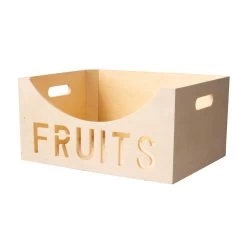 Cosy & Trendy Fruitmand - Hout - Rechthoek - 40 X 30 Cm -Het originele servies. 1000042686 0102