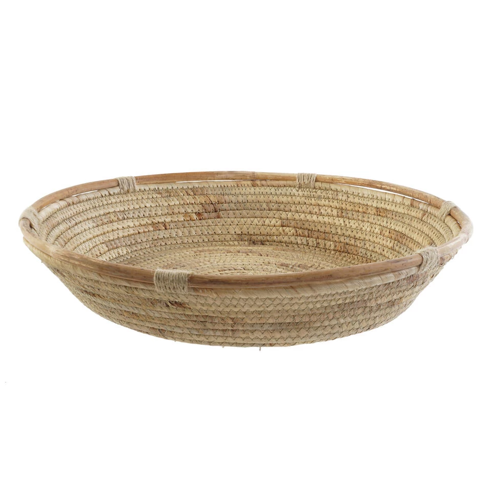 Items Fruitmand - Serveerschaal - Bruin - 42 Cm 3 Items Fruitmand - Serveerschaal - Bruin - 42 Cm