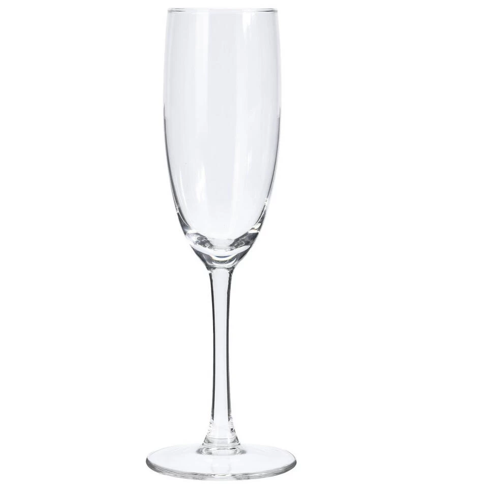 Merkloos Champagneglazen - 4 Stuks - Glas - 180 Ml 3 Merkloos Champagneglazen - 4 Stuks - Glas - 180 Ml