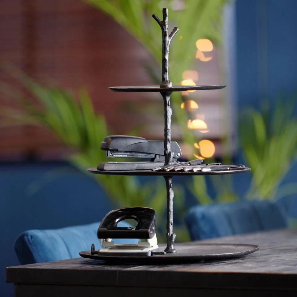 Etagère Tresa - Zwart - 3 Laags 4 Etagère Tresa - Zwart - 3 Laags - Afbeelding 2